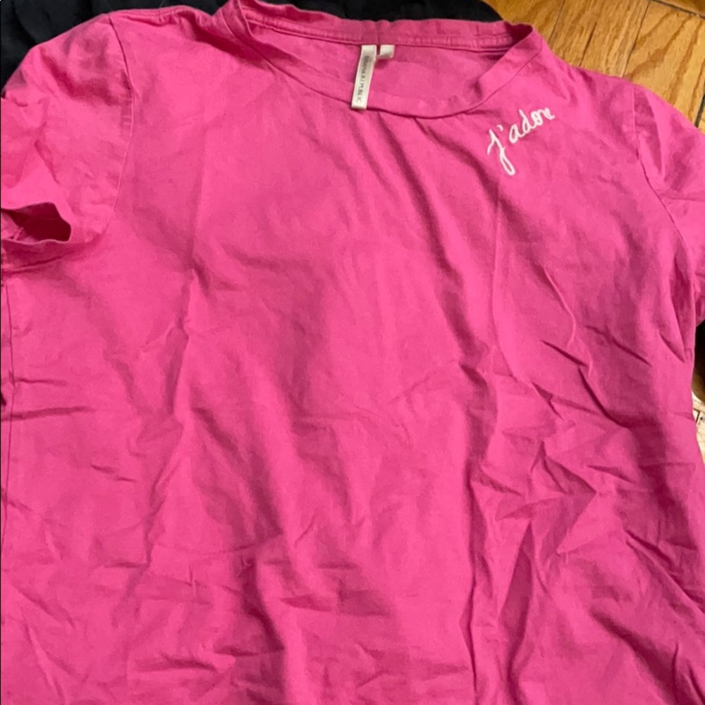 Banana Republic pink J’adore T-shirt
